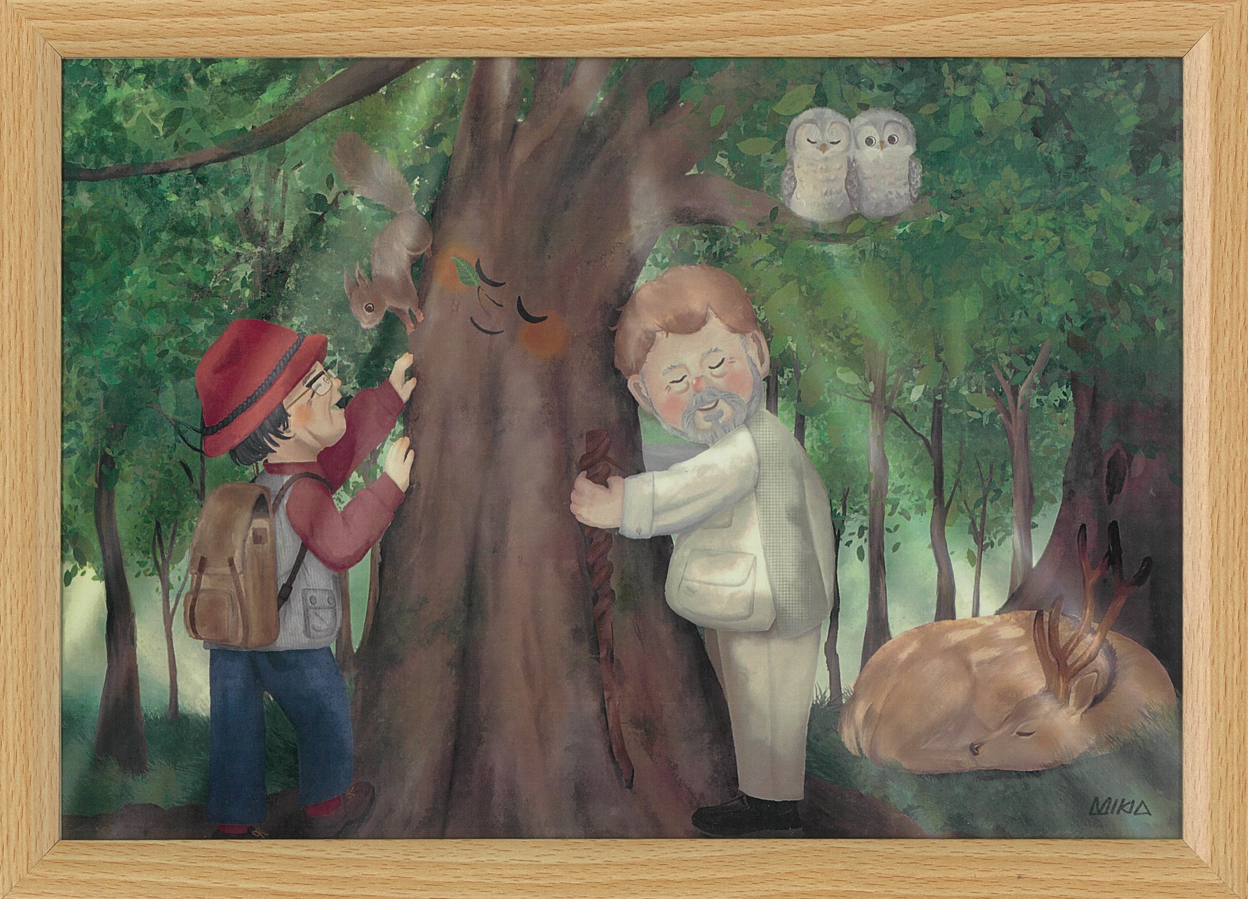 林 実佳さんの手紙　　題：『森の樹にハグ』